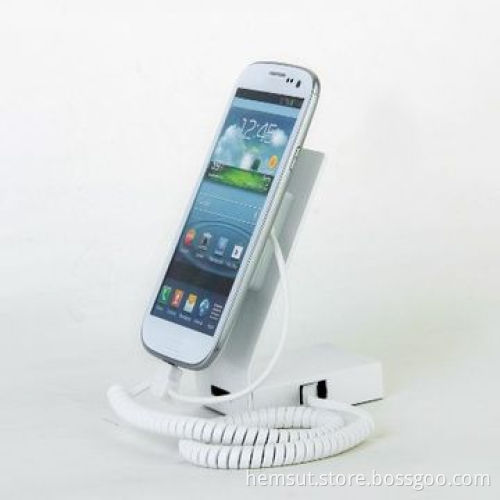 Cellphone Anti-theft Display Stands, Aluminum Material and Charging Function, Mobile Phone Retail